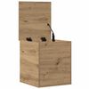 vidaXL Opslagdoos Artisan Eiken 40 x 42 x 46 cm Bewerkt hout