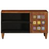 vidaXL TV-kast Walnotenhout 80 x 33 x 46 cm Massief Mango Hout