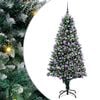 vidaXL Kunstkerstboom Groen 180 cm PVC en Staal en Kunststof