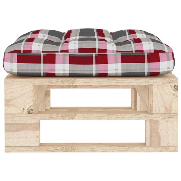 vidaXL Tuinhocker pallet ge&iuml;mpregneerd grenenhout