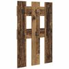 vidaXL Wandgemonteerde kapstok Oudhout 65 x 3 x 100 cm Bewerkt hout