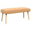 vidaXL Bank Effen Beige 110 x 40 x 46 cm Boucl&eacute;