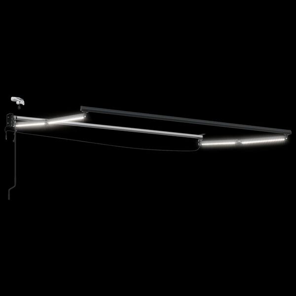 vidaXL Elektrisch Uittrekbaar Zonnescherm Bordeaux Rood 2,5 x 2 m