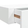 vidaXL Wandschappen 2 st met lade 60x23,5x10 cm MDF wit