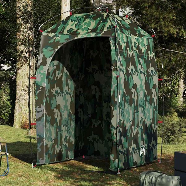 vidaXL Douchetent waterdicht camouflage