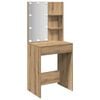 vidaXL Kaptafel met LED-verlichting 60x40x140 cm artisanaal eikenkleur