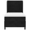 vidaXL Boxspringbed met matras Zwart 200 x 100 cm Polyester