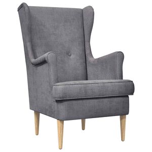 vidaXL Fauteuil Lichtgrijs ARES
