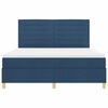 vidaXL Boxspringbed met matras met hoofdeinde Blauw 180 x 200 cm Stof