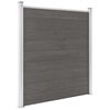 vidaXL Schutting 180x186 cm HKC grijs
