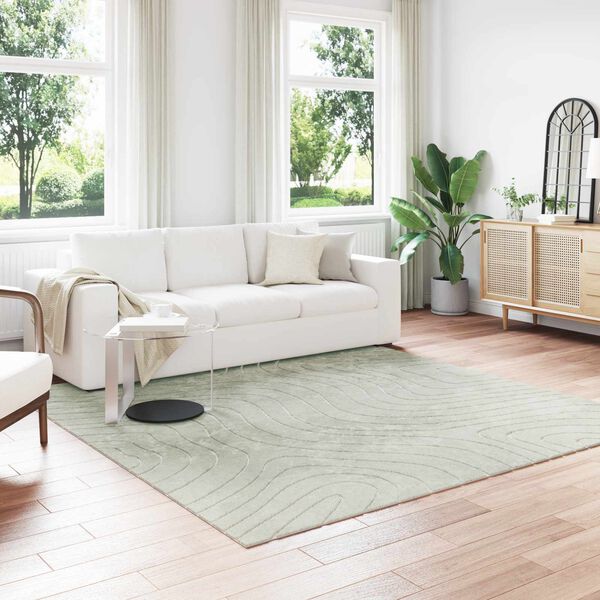 vidaXL Vloerkleden Vierkant PALMERAS Groen 240 x 240 cm Polyester