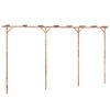 vidaXL Pergola 385x40x205 cm bamboe