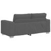 vidaXL Loveseat bank 140 cm corduroy stof donkergrijs
