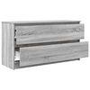 vidaXL Tv-meubel 100x35x54 cm bewerkt hout grijs sonoma eikenkleurig