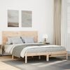 vidaXL Bedframe extra lang zonder matras massief hout 160x220 cm