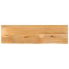vidaXL Tafelblad met natuurlijke rand 120x30x2,5 cm massief mangohout