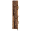 vidaXL Hoge kast met lade 2 pcs Oudhout Bewerkt hout