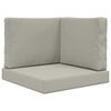 vidaXL Buiten bankkussen Polyester Grijs 60 x 60 x 8 cm