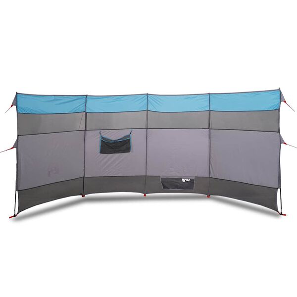 vidaXL Windscherm camping waterdicht 366x152x152 cm blauw