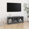 vidaXL Tv-meubel 104x33x41 cm massief grenenhout grijs