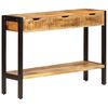 vidaXL Dressoir met 3 lades 110x35x75 cm massief mangohout