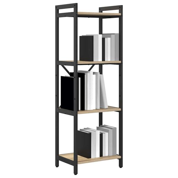 vidaXL Boekenkast Sonoma Eiken 40 x 30 x 119 cm Bewerkt hout