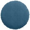 vidaXL Zitkussens 2 stuks Blauw &Oslash; 40 x 13 cm Fluweel