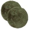 vidaXL Kussensloop 2 pcs HEERLEN Groen &Oslash; 40 cm PV Fleece