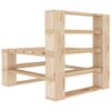 vidaXL 6-delige Loungeset pallet hout
