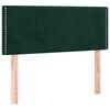 vidaXL Boxspring met matras fluweel donkergroen 90x190 cm