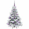 vidaXL Kunstkerstboom met 150 LED met standaard Groen 120 cm PE en PVC