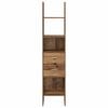vidaXL Boekenkast Oud hout 40 x 35 x 180 cm Bewerkt hout