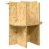 vidaXL Terrariumbasis met plank Bruin 40 x 40 x 50 cm OSB