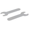 vidaXL Schroefsleutel 2 st Zilver 13 mm IJzer