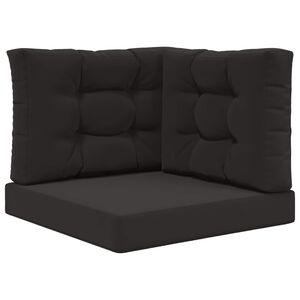 vidaXL Buiten bankkussen Polyester Zwart 60 x 60 cm