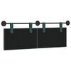 vidaXL Hangend Hoofdeinde Gestreept Donkergroen 150 x 55 x 5 cm Stof