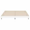 vidaXL Bedframe massief hout wit 200x200 cm