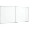 vidaXL Whiteboard magnetisch inklapbaar 120x60x1,7 cm aluminium