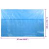 vidaXL Zwembadhoes 975x488 cm PE blauw