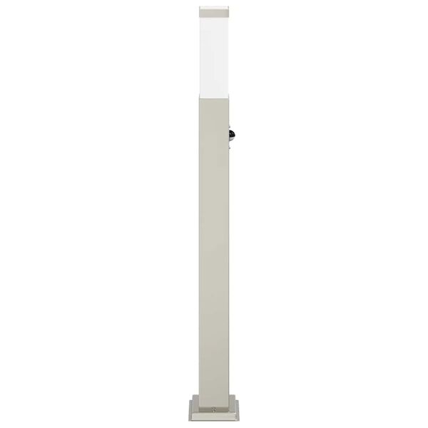 vidaXL Bolderverlichting met sensor 80 cm RVS IP44