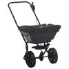 vidaXL Strooiwagen Zwart 82 x 46 x 75 cm PVC en staal