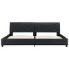 vidaXL Bedframe kunstleer zwart 180x200 cm