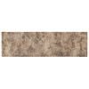 vidaXL Keuken Vloerkleed Bruin beton 150 x 45 cm 100% Polyamide