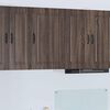vidaXL Keukenkast Kalmar Bruin Eiken 50 x 31 x 80 cm Bewerkt hout