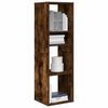 vidaXL Boekenkast 34x31x112 cm bewerkt hout gerookt eikenkleurig