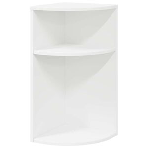 vidaXL Bijzettafel Wit 29,6 x 29,6 x 60 cm Bewerkt hout