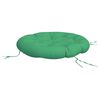 vidaXL Zitkussen rond &Oslash; 100x11 cm oxford stof groen