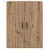 vidaXL Wandkast Artisan Eiken 69,5 x 34 x 90 cm Bewerkt hout