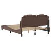 vidaXL Bedframe "Viana" zonder matras kunstleer bruin 140x200 cm