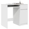vidaXL Bureau 86x49x76 cm spaanplaat wit
